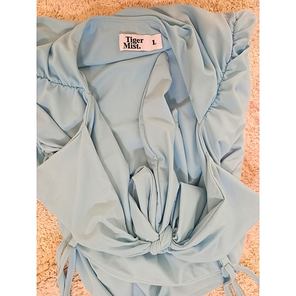 TIGER MIST Baby blue Open Back Mini *Size L* - Picture 3 of 4